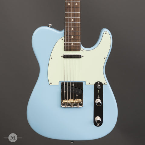 Tom Anderson Electric Guitars - T Icon with Contours - Light Baby Blue - Front Close