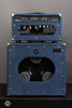 Two-Rock Amplifiers - Traditional Clean 40w Head w/ Matching 3x10 Cab - Black Chassis - Denim Suede w/ Vintage Silver Cloth - Back