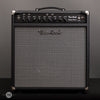 Two-Rock Amplifiers - Vintage Deluxe 40 Watt 1x12 Combo - Black Chassis - Black Bronco w/Vintage Silver Cloth - Front Close