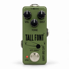 Wren and Cuff Effect Pedals - XTS Tall Font Russian - Front Close