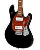 Sterling by Music Man - StingRay Guitar Plus SR50X - Black - Front Angle 
