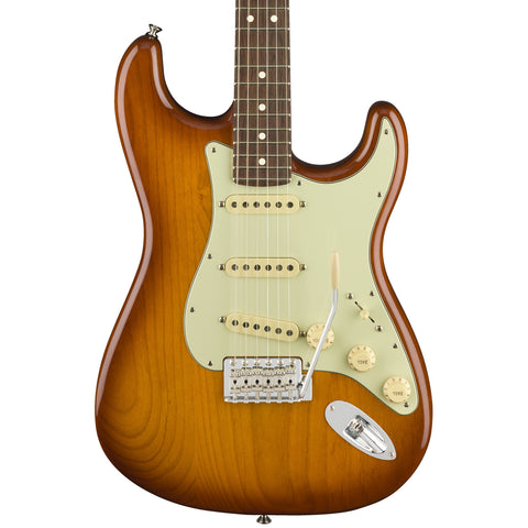 Fender Electric Guitars - American Performer Series Stratocaster - Honey Burst - Front Close