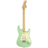 Fender Electric Guitars - American Performer Series Stratocaster - Satin Surf Green - Front