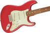 Fender Electric Guitars - 60's Stratocaster Laquer - Pau Ferro - Fiesta Red - Angle