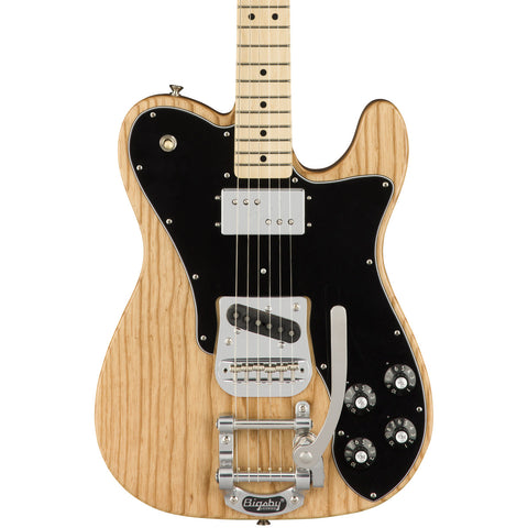 Fender Electric Guitars - Ltd. '72 Telecaster Custom w/Bigsby - Natural - Front Close
