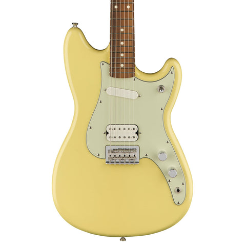 Fender Electric Guitars - Duo Sonic HS - Canary Diamond - Front Close