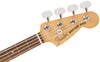 Fender Electric Guitars - Vintera '60s Mustang Bass - Fiesta Red - Headstock