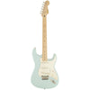 Squier Electric Guitars - Deluxe Strat MN Daphne Blue - Front