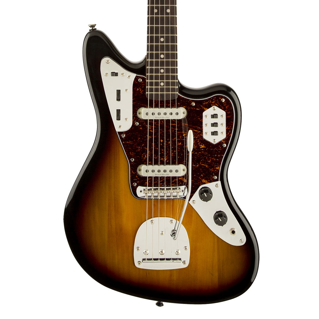 squier tobacco sunburst Affinity Series Stratocaster Left-Handed a hardtail bridge for solid tuning stability Thunder Road Guitars - 2011