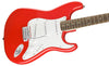 Squier - Affinity Stratocaster - Race Red - Angle