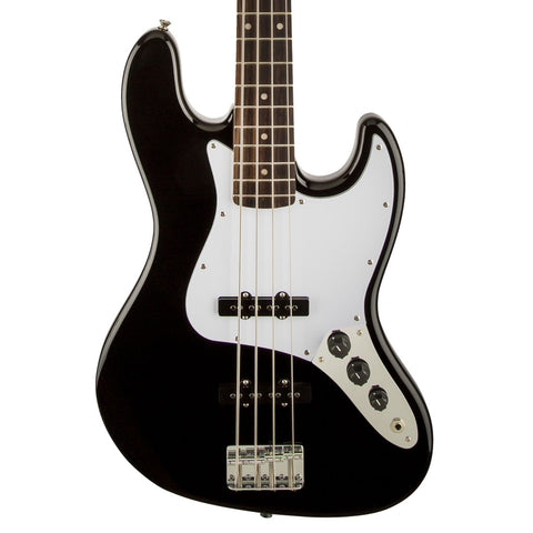 Squier - Affinity Jazz Bass - Black - Front Close