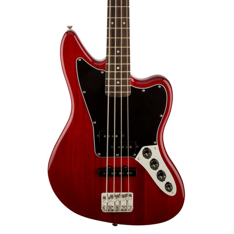 Squier - Vintage Modified Jaguar Bass Special - Crimson Red Transparent - Front