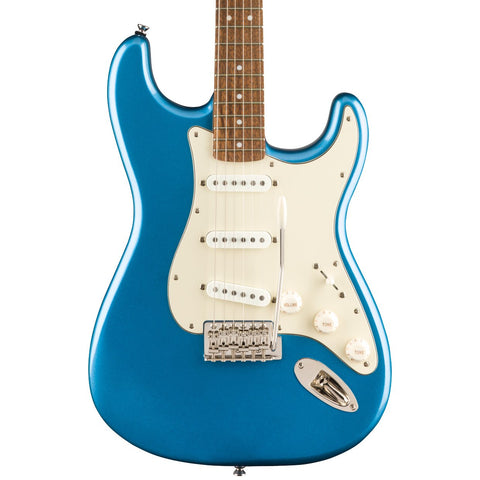 Squier Electric Guitars - Classic Vibe Strat '60s - Lake Placid Blue - Front Close