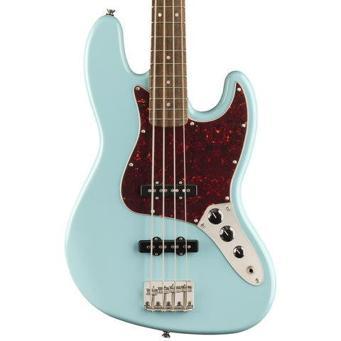 Squier - Jazz Bass '60s Classic Vibe - Daphne Blue - Front Close