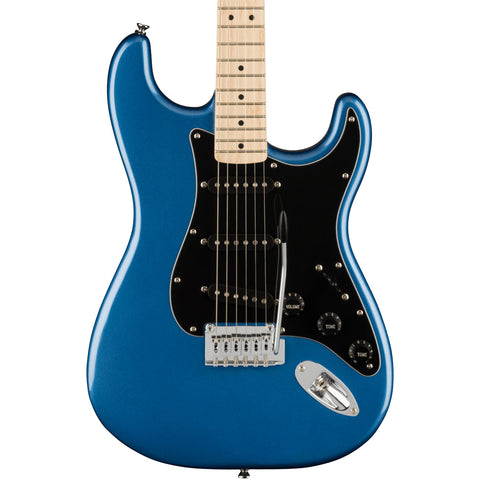 Squier Electric Guitars - Affinity Stratocaster - Maple Fretboard - Lake Placid Blue - Front Close