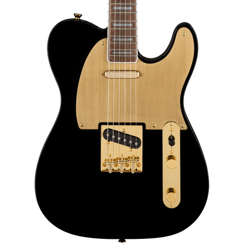 Squier Electric  Guitars - 40th Anniversary Telecaster  - Gold Edition - Black