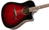 Fender Acoustic Guitars - T-Bucket 300CE - Trans Cherry - Angle