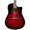 Fender Acoustic Guitars - T-Bucket 300CE - Trans Cherry - Front Close