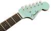 Fender Acoustic Guitars - Malibu Player - Aqua Splash - Headstock