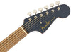 Fender Acoustic Guitars - Malibu Player - Midnight Satin - Headstock