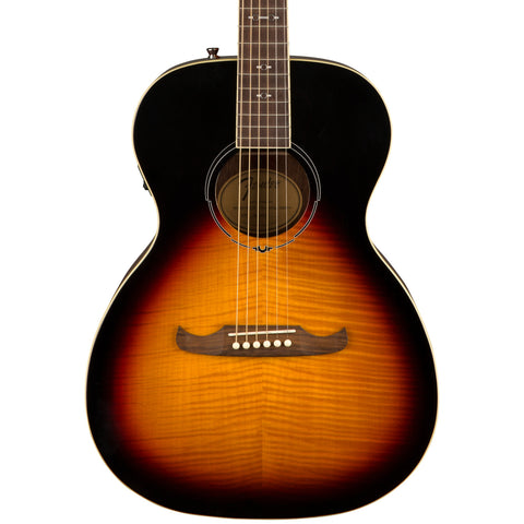 Fender Acoustic Guitars - FA235E Concert Laurel Fingerboard - Burst - Front Close