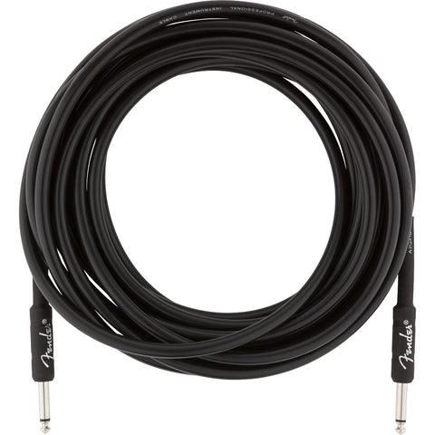 Fender Instrument Cables - Professional Cable 25' - Black