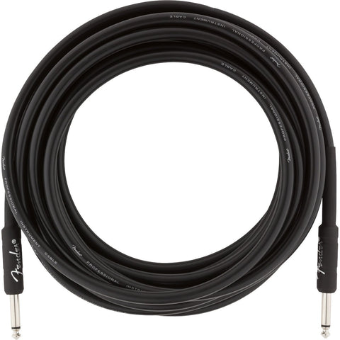 Fender Instrument Cables - Professional Cable 18.6' - Black