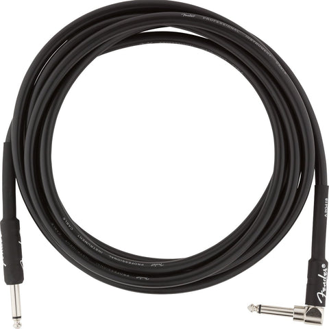 Fender Instrument Cables - Professional Cable 10' Angle - Black