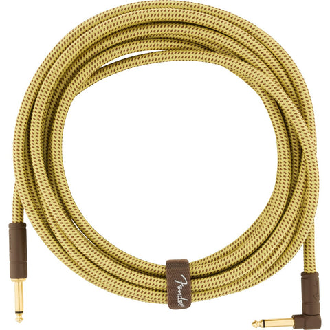 Fender Instrument Cables - Deluxe Cable 18.6' Angle - Tweed