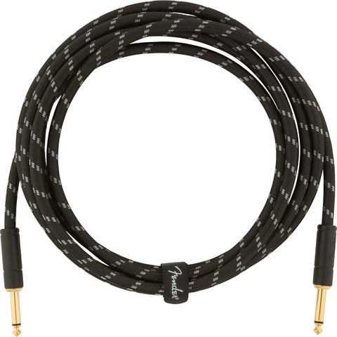 Fender Instrument Cables - Deluxe Cable 10' - Black Tweed