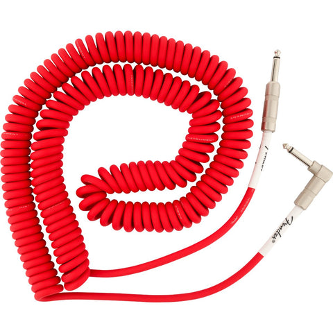 Fender Instrument Cables - Original Coil Cable 30' - Fiesta Red