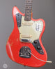 Fender Electric Guitars - 1962 Jaguar - Fiesta Red - Angle
