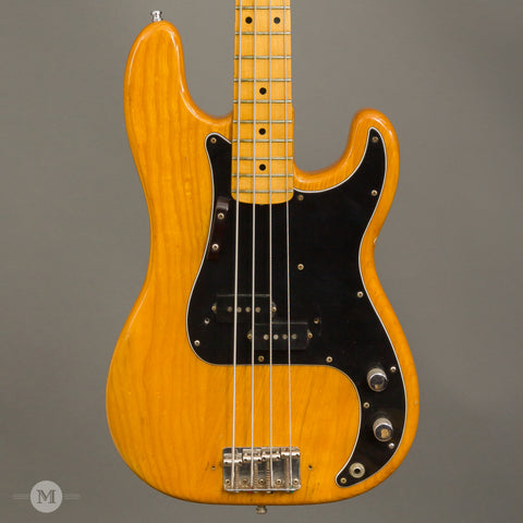 Fender Basses - 1974 Precision Bass - Natural - Used - Front Close