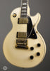 Gibson Guitars - 1988 Les Paul Custom - White with Kahler - Used - Angle