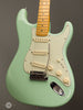 Fender Electric Guitars - 2014 American Deluxe Stratocaster - Surf Green - Used - Angle