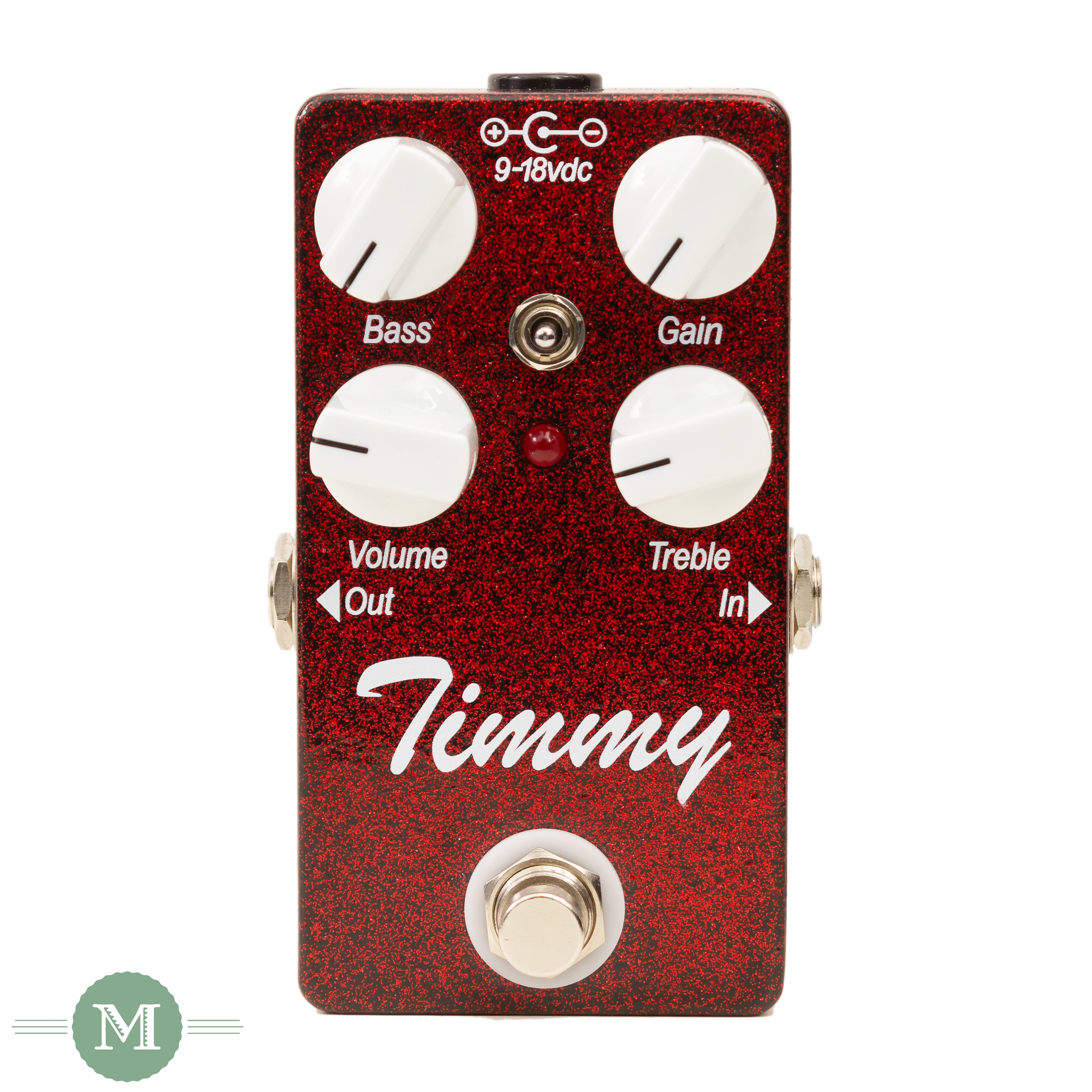 paul c timmy pedal Paul Cochrane - Timmy Overdrive Pedal - Custom Red