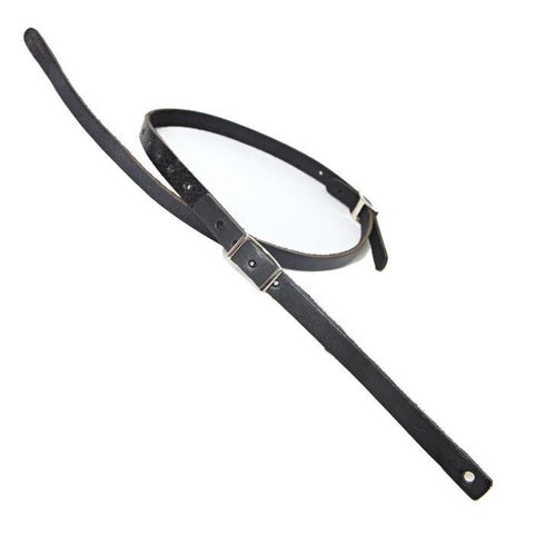 Henry Heller Straps - Mandolin - Black Deluxe Leather