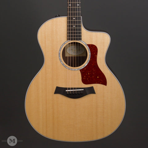 Taylor Acoustic Guitars - 214ce Deluxe - Natural - Front Close