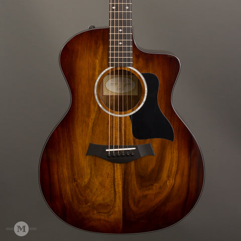 Taylor Acoustic Guitars - 224CE Deluxe Koa SB - Front Close