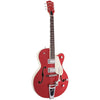 Gretsch Electric Guitars - G5410T Electromatic Limited Edition TRI-FIVE - Two Tone Fiesta Red/White - Angle2
