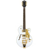 Gretsch Electric Guitars - Ltd. Edition G5655TG-LTD Electromatic Centerblock Jr. Single Cut - Snow Crest White - Front