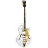 Gretsch Electric Guitars - Ltd. Edition G5655TG-LTD Electromatic Centerblock Jr. Single Cut - Snow Crest White - Angle 2