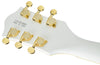 Gretsch Electric Guitars - Ltd. Edition G5655TG-LTD Electromatic Centerblock Jr. Single Cut - Snow Crest White - Tuners