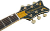 Gretsch Acoustic Guitars - G5021E Limited Edition Rancher Penguin Parlor - Midnight Sapphire - Headstock