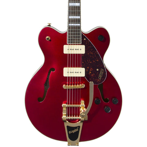 Gretsch Electric Guitars - G2622TG-P90 Limited Edition Streamliner Center Block P90 - Candy Apple Red - Front Close