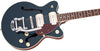 Gretsch Electric Guitars - G2655 Streamliner Jr. Center Block - With Bigsby - Two Tone Midnight Sapphire - Angle Controls