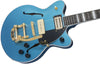 Gretsch Electric Guitars - Ltd. Edition G2655TG Streamliner Centerblock Jr. P90 - Riviera Blue Stain - Angle
