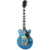 Gretsch Electric Guitars - Ltd. Edition G2655TG Streamliner Centerblock Jr. P90 - Riviera Blue Stain - Angle