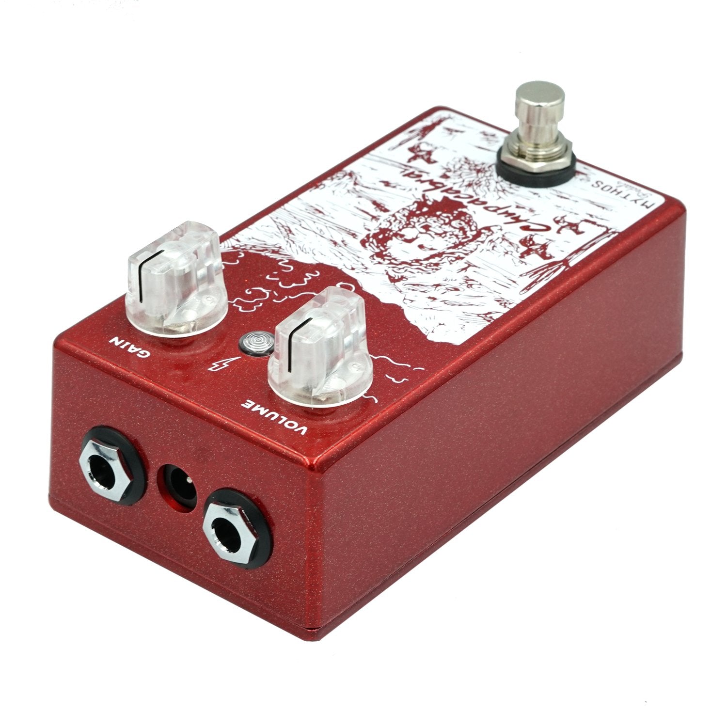 chupacabra pedal Mythos Pedals - Chupacabra Overdrive/Fuzz - Zeus Logo