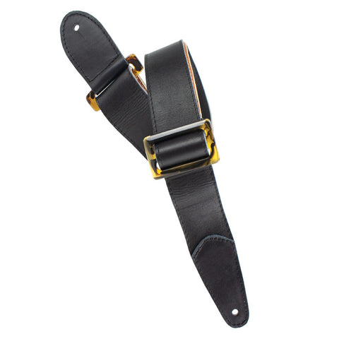 Henry Heller Straps - 2" Peruvian Leather Strap with a Metal Tri-Glide Adjustable and Sewn Leather End BlackHenry Heller Straps - 2" Peruvian Leather Strap with a Metal Tri-Glide Adjustable and Sewn Leather End Black